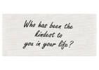 Ens. 8 serviettes Life Questions avoine