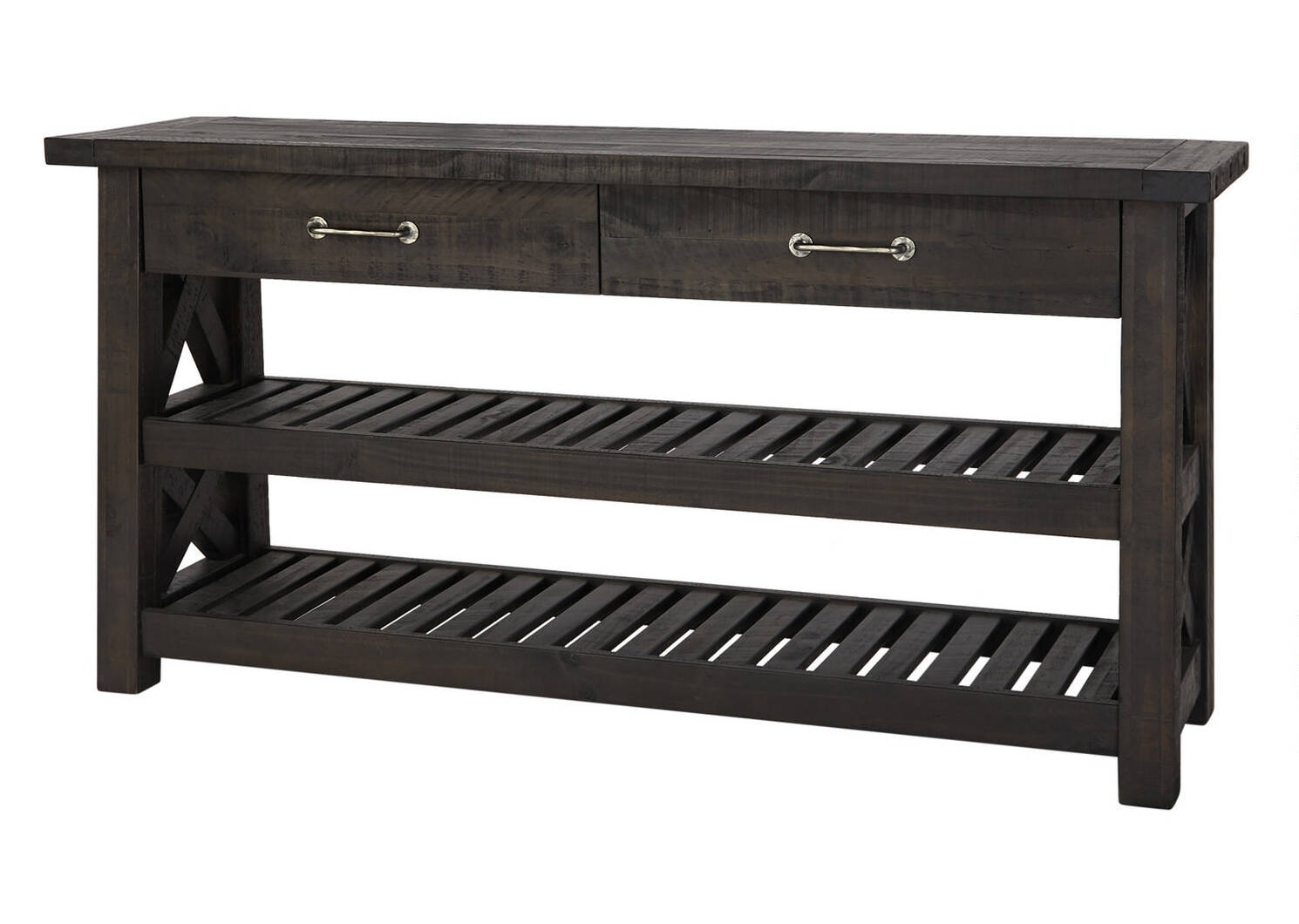 Ironside 2 Drawer Console -Café