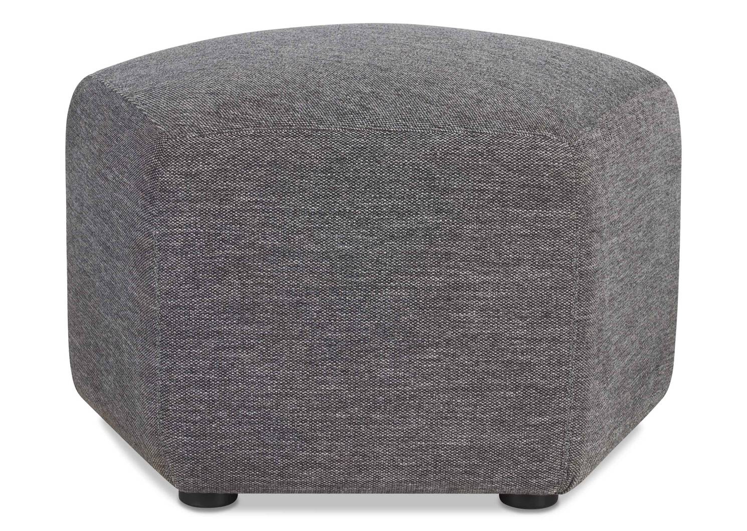 Myers Ottoman -Jennings Grey