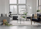 Table basse Accadia -Millstone gris