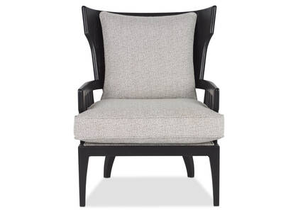 Tisdale Noir Armchair -Halo Pebble
