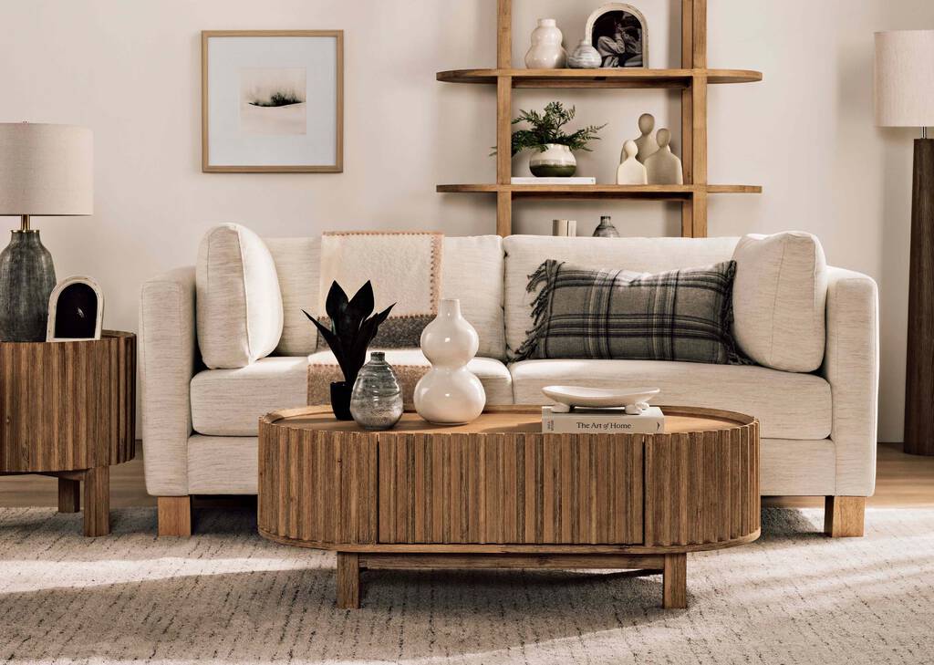 Harling Plaid Pillow 14x24 Grey