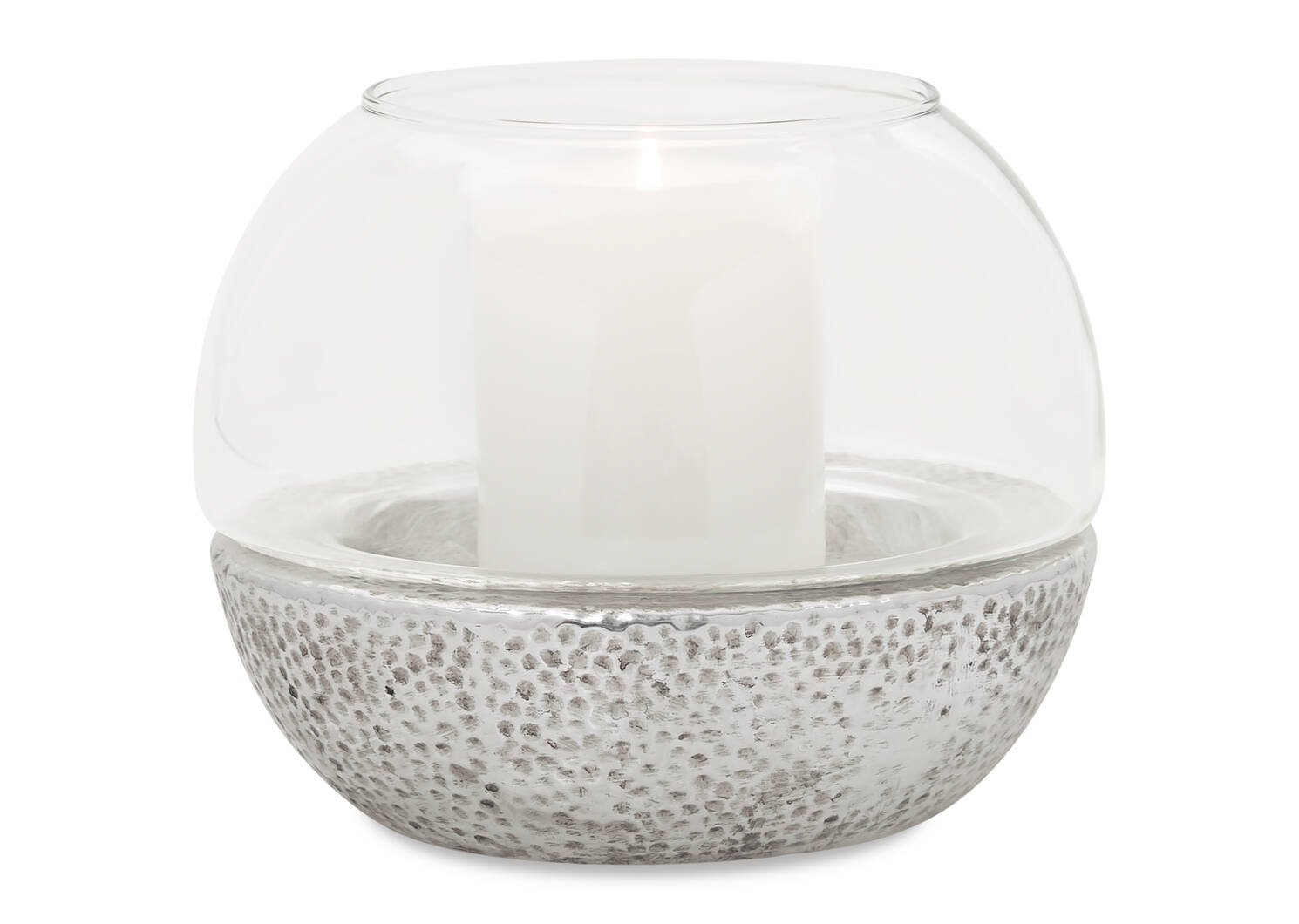 Jaylah Candle Holder Silver