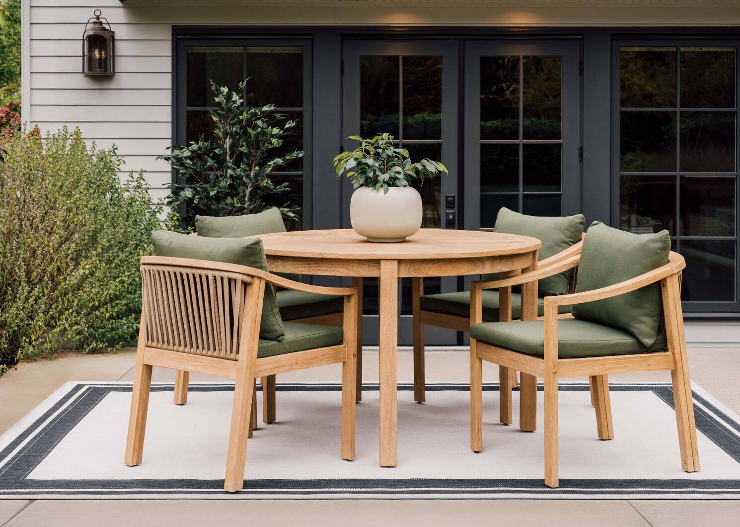 Tulum Outdoor Dining Chair -Green