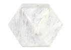Bougeoir en marbre Kota blanc