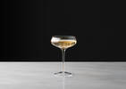Maris Coupe Glass Clear/Amber