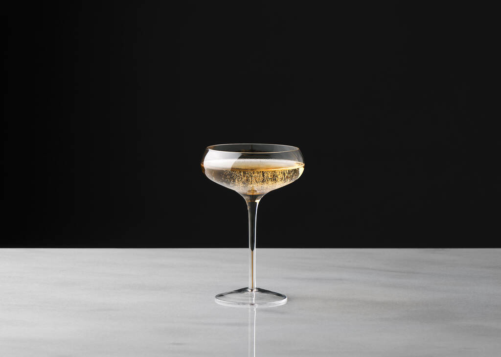 Maris Coupe Glass Clear/Amber