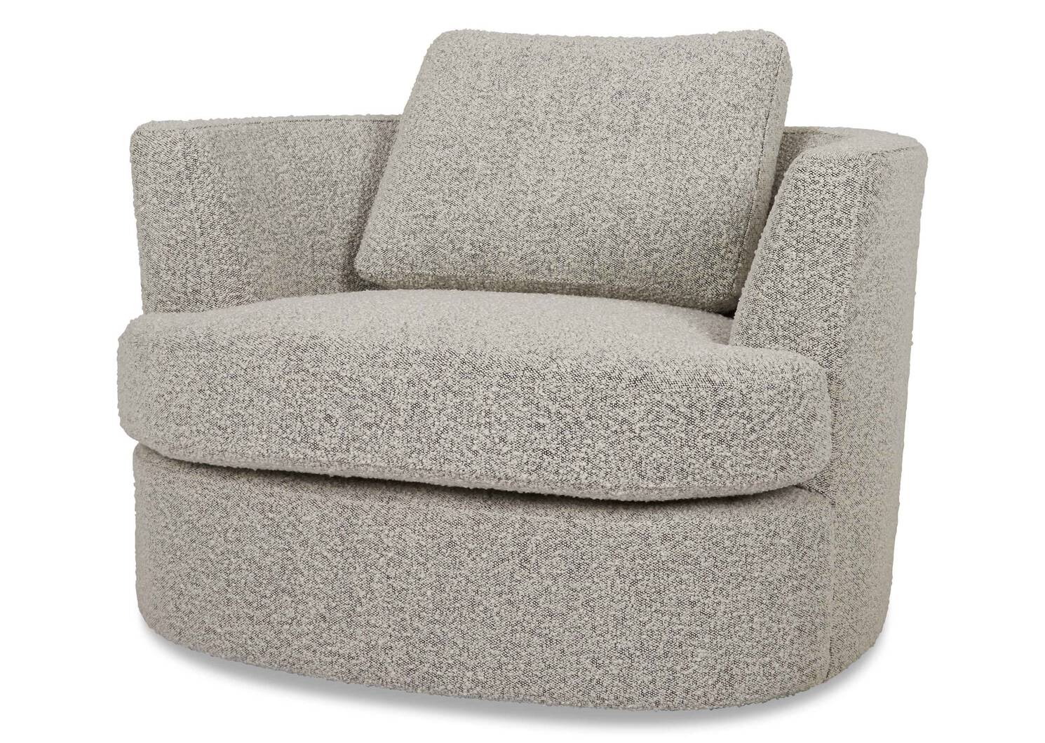 Beverly Swivel Chair -Amalie Pepper