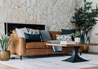 Kaston Custom Leather Sofa