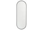 Erika Wall Mirror Oval Black