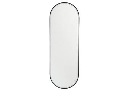 Erika Wall Mirror Oval Black