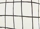 Weiss Cotton Pillow 20x20 White/Black