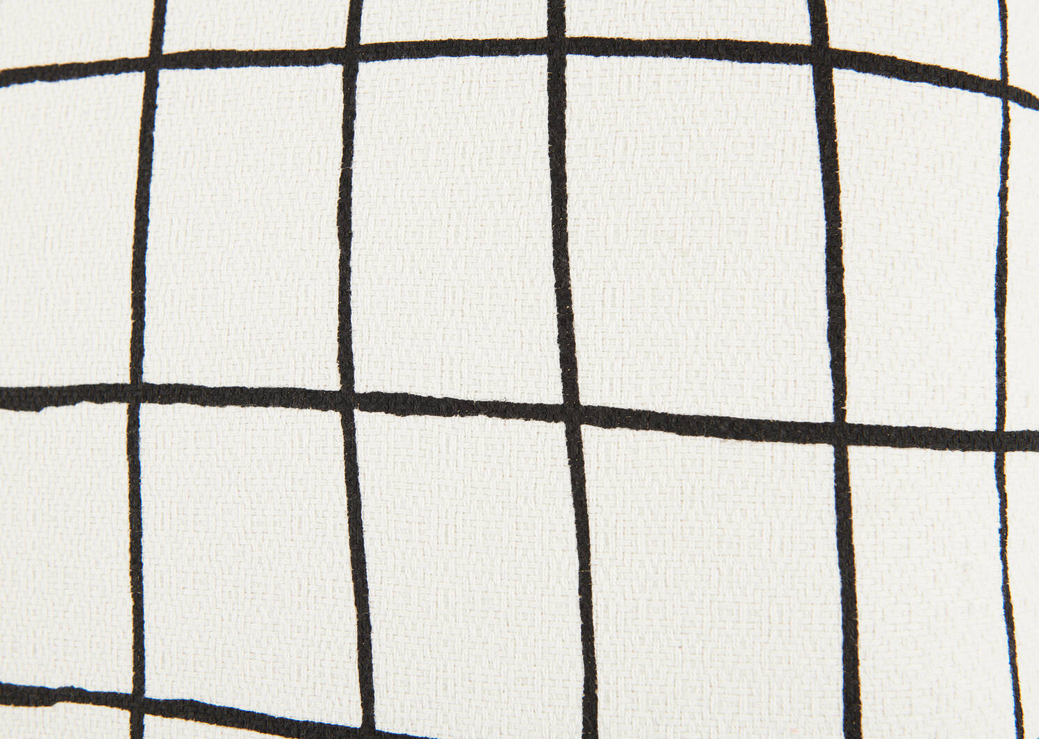 Weiss Cotton Pillow 20x20 White/Black