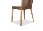 Eldridge Leather Dining Chair -Leo Mocha