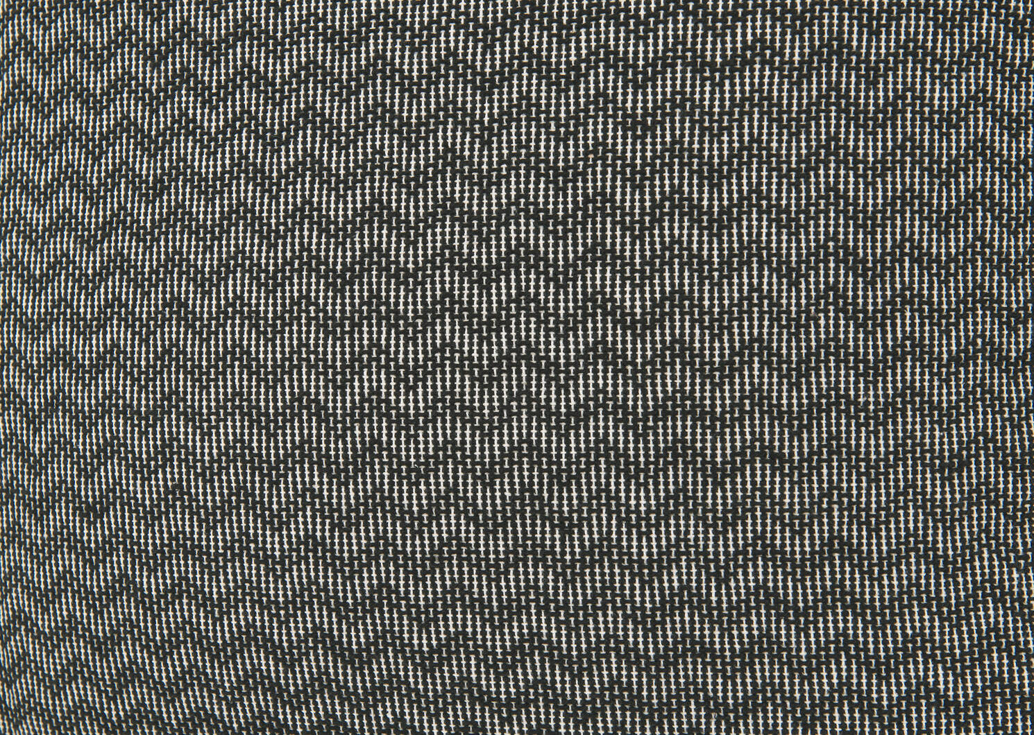 Coussin en coton Faye 20x20 noir/ivoire