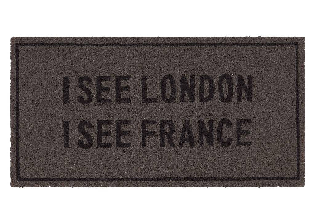 I See London Doormat Grey