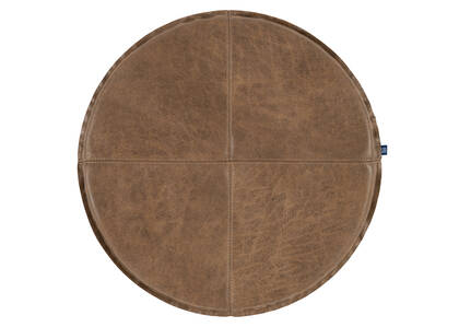 Circle Seat Cushion Faux Leather Moch