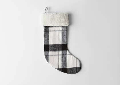 Andes Plaid Stocking