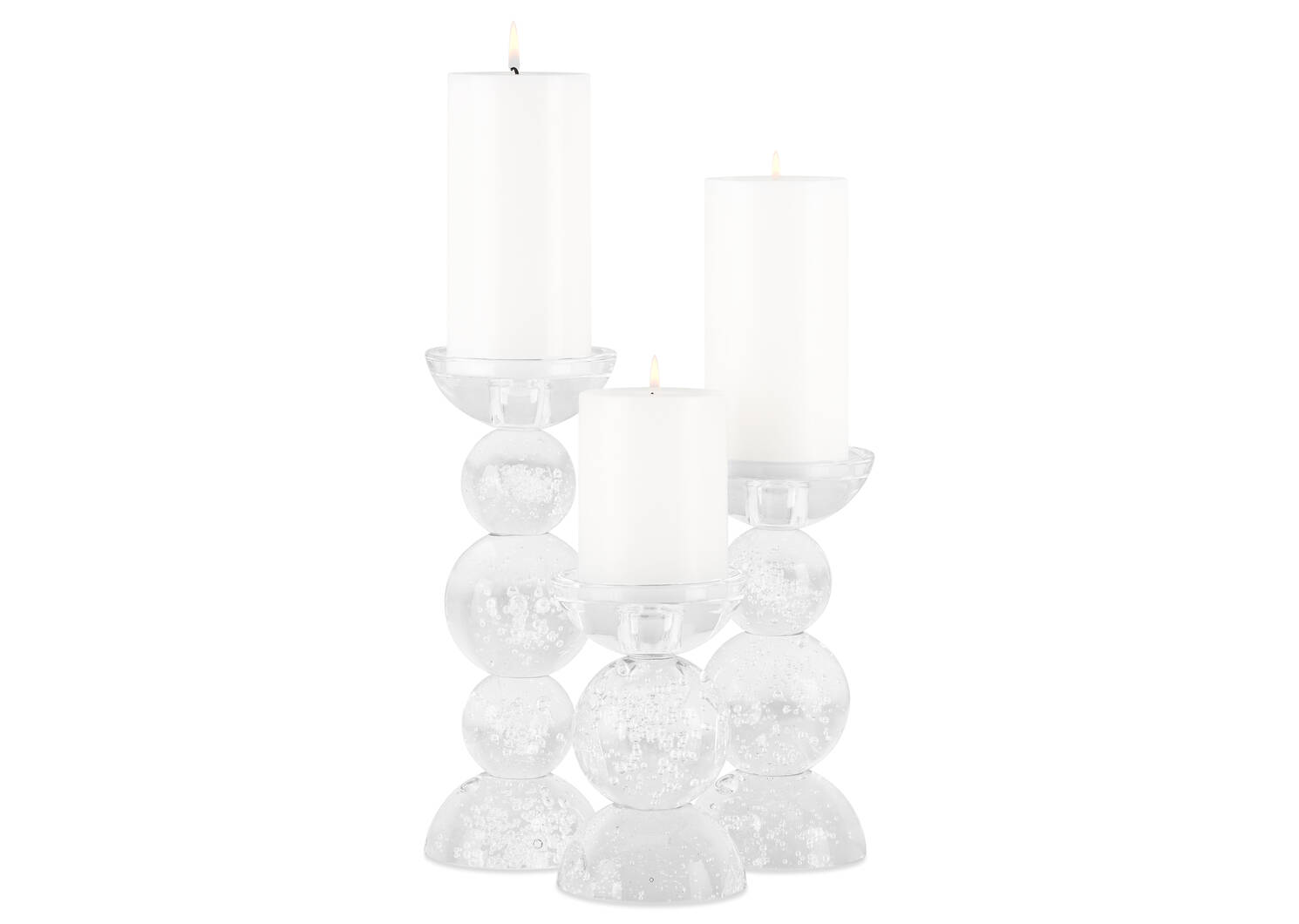 Maja Candle Holder Large Clear
