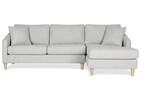 Austin Sofa Chaise RCF -Wish Silverdust