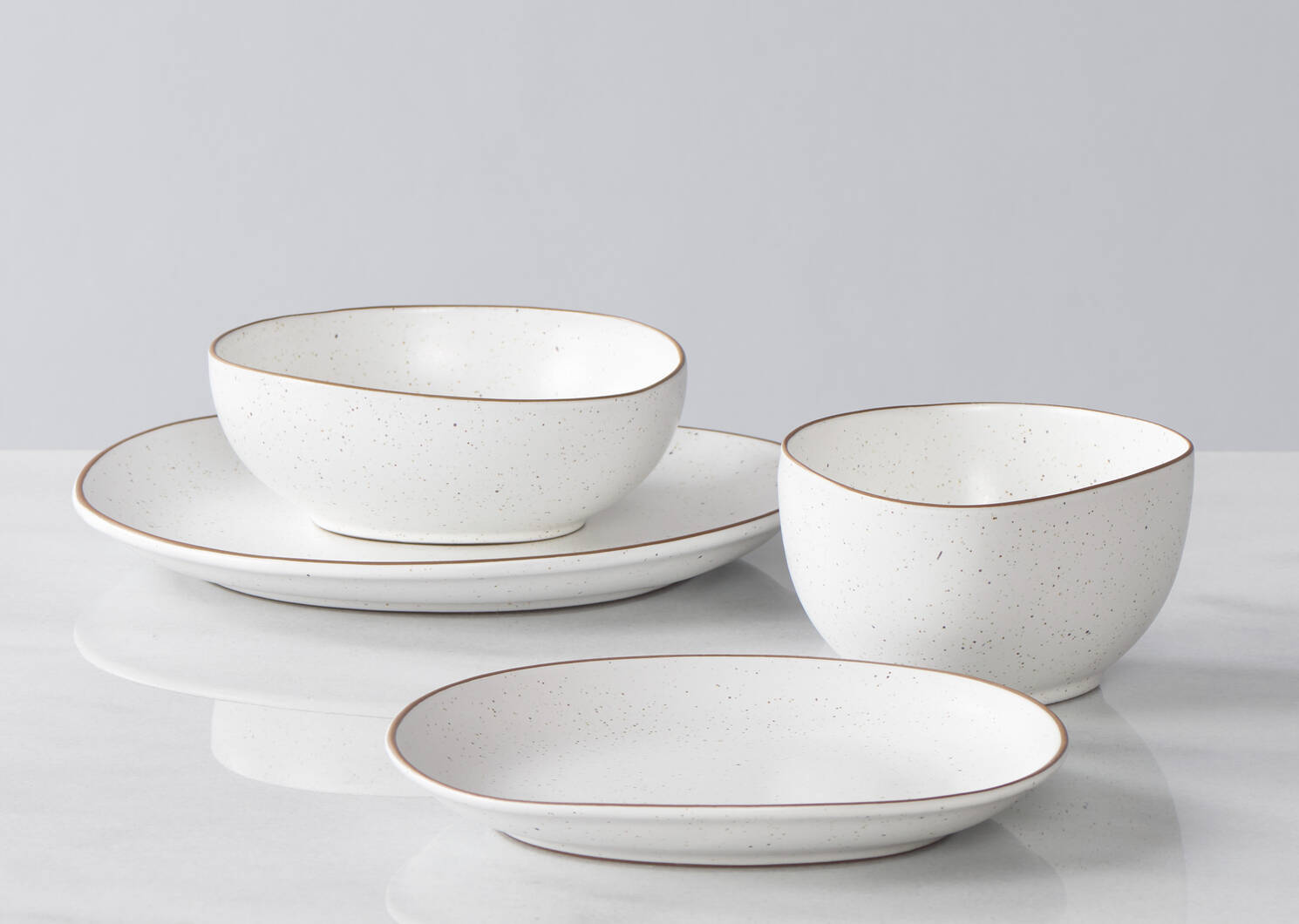 Nara 16pc Dish Set White