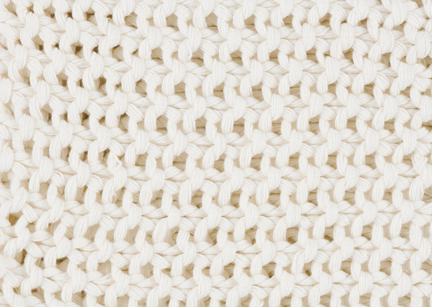 Wardell Cotton Chunky Throw Ivory