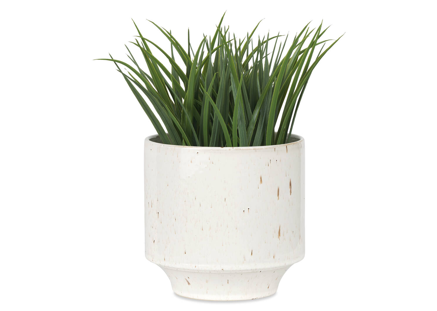 Fleur Planter Small Speckled White