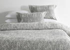 Gia Cotton Duvet Set Queen Ash/Grey