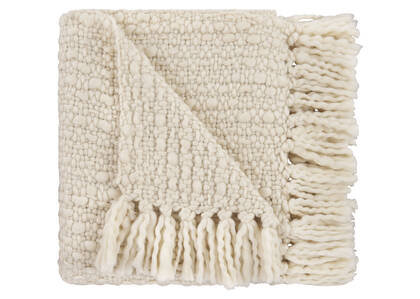 Yvonne Throw Ivory