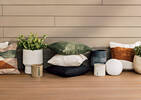 Peyto Outdoor Pillow 21x21 Ivory