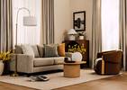 Alicent Swivel Armchair -Vaughn Toffee