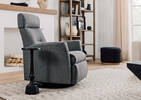 Fauteuil inclinable Drake -Otto charbon