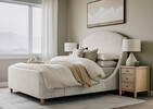 Saracino Bed -Zell Pearl, KING