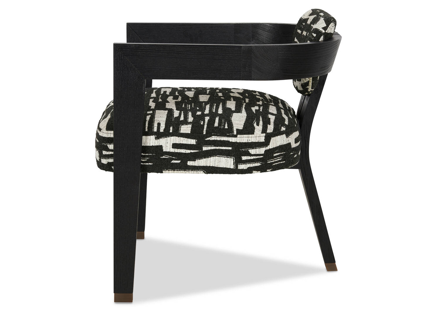 Fauteuil Aly Velji -noir/abstrait