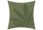 Ambrose Cotton Leaf Pillow 20x20 Green