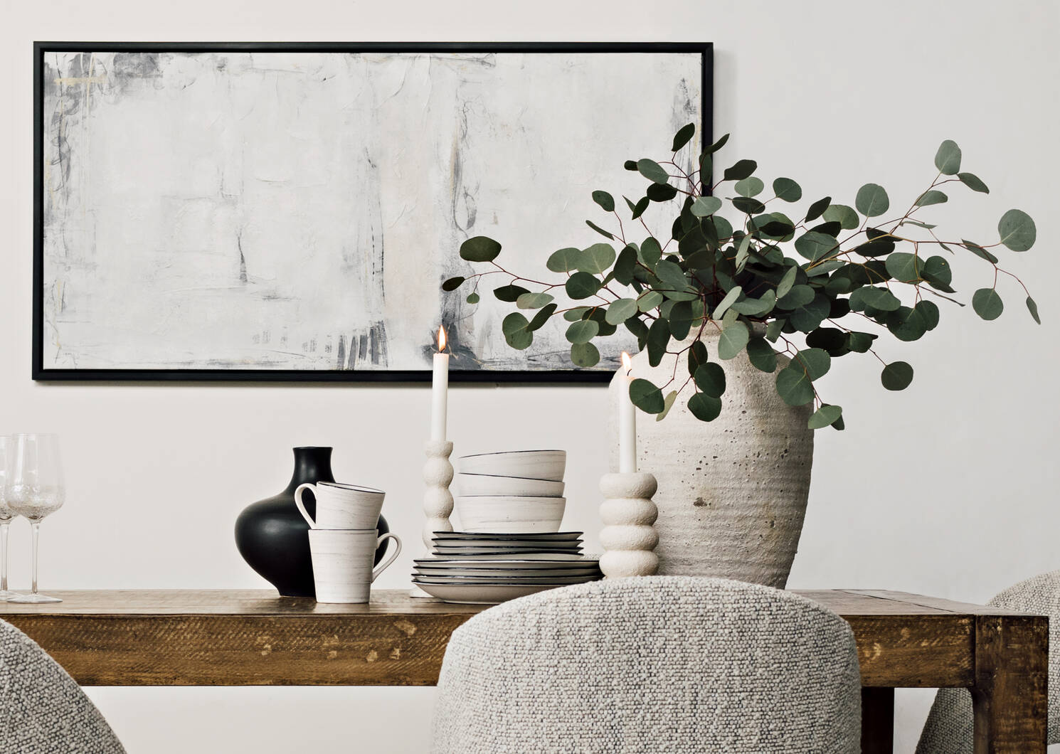 Petit vase Carmina blanc