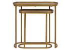 Lisboa Nesting Table Set -Brass