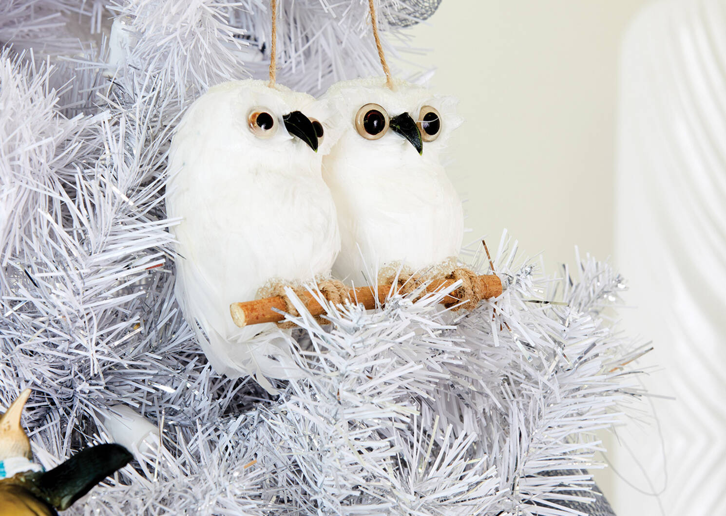 Coldin Owls Orn White
