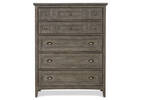 Parker 5 Drawer Chest -Heron Grey