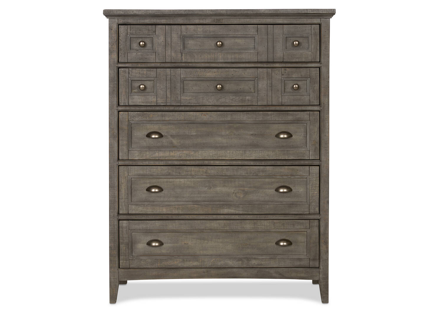 Parker 5 Drawer Chest -Heron Grey