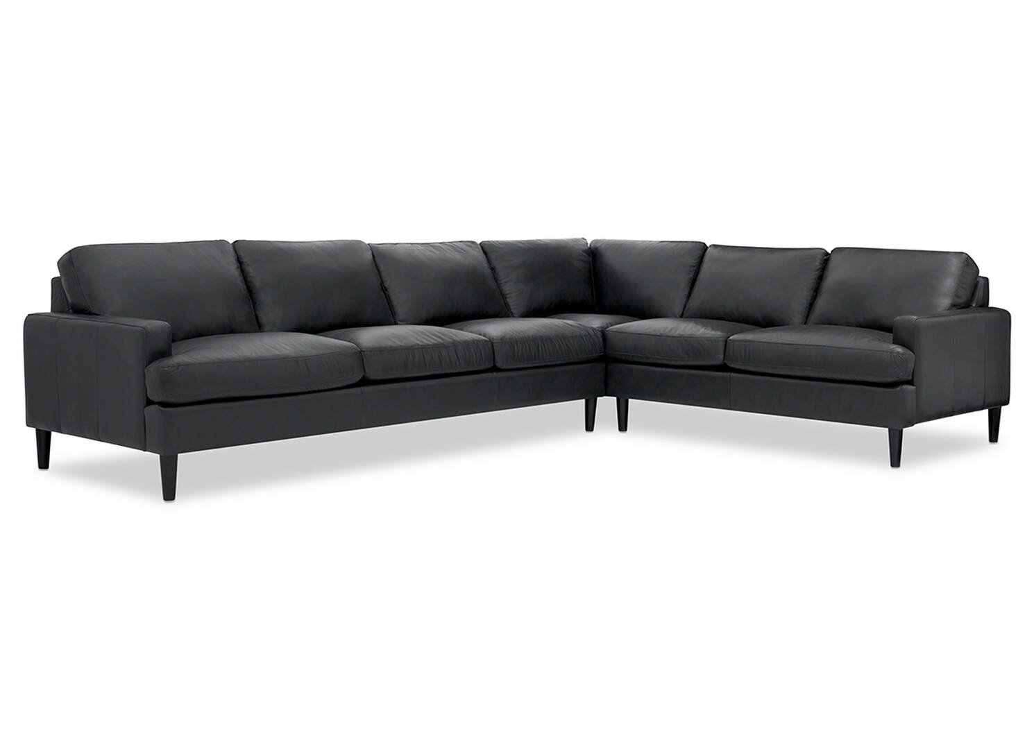 Savoy Custom Leather 2PC Sectional