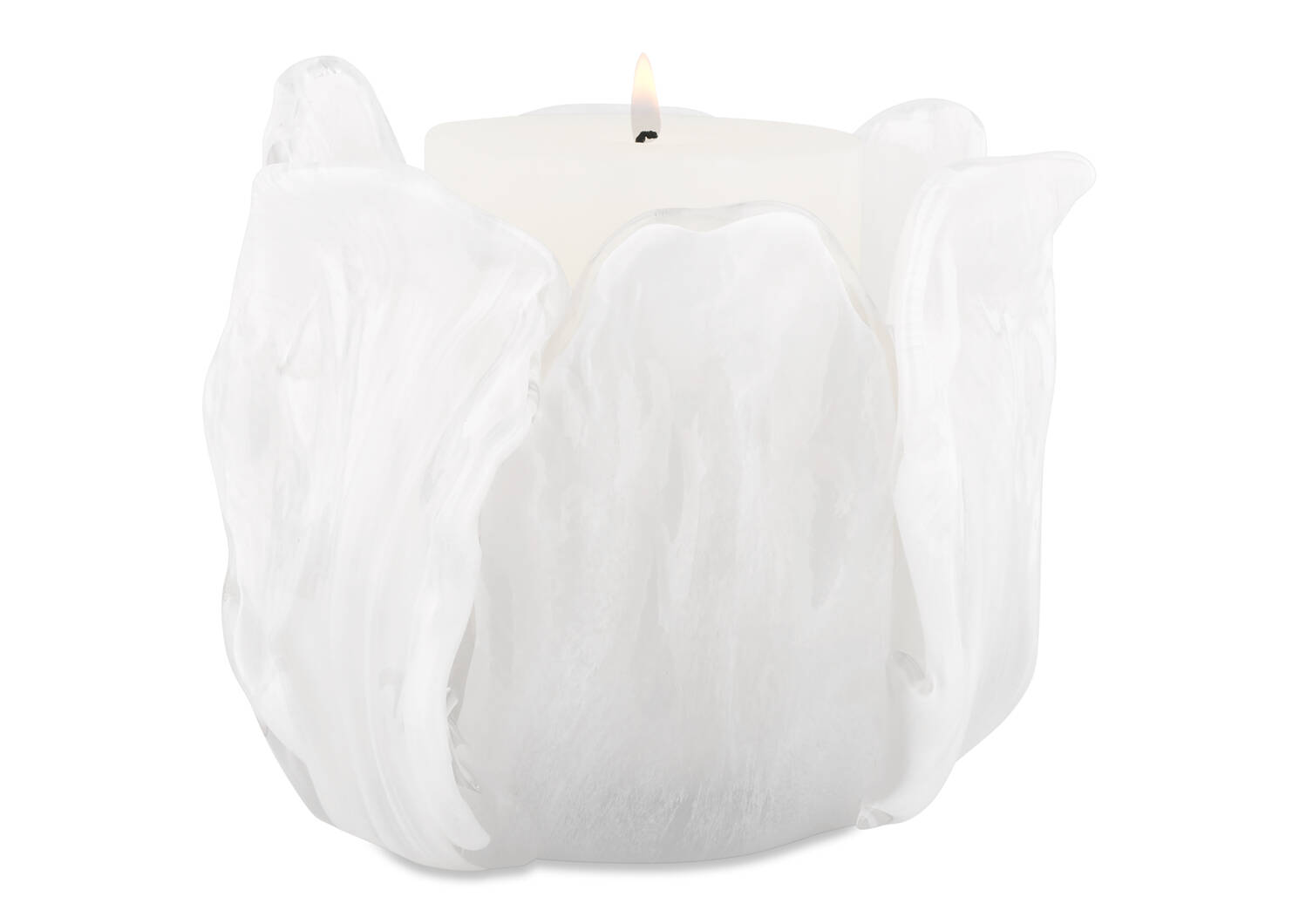 Nya Candle Holder Large White
