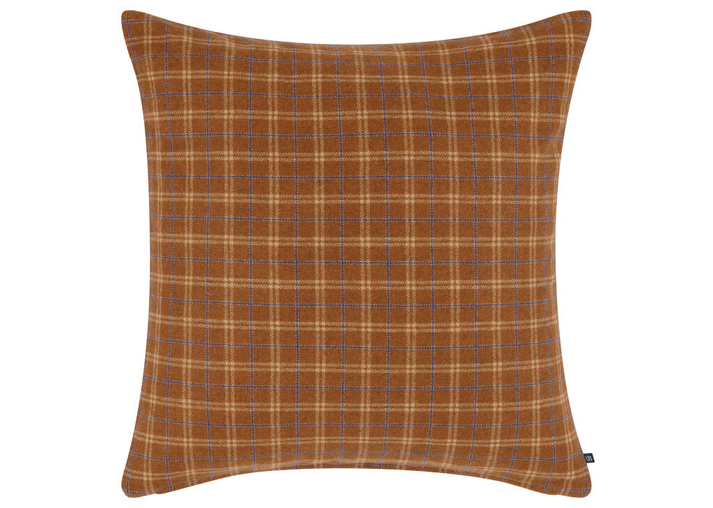 Tuxford Plaid Pillow 20x20 Rust/Multi