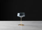 Abie Coupe Glass Amber/Grey