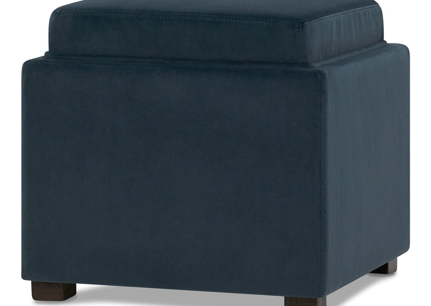 Fay Storage Ottoman -Alexa Steel