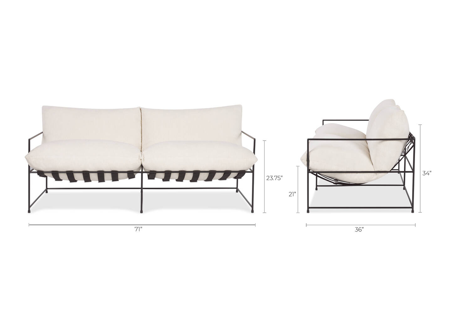 Mondo Sofa -Sorrento Vanilla