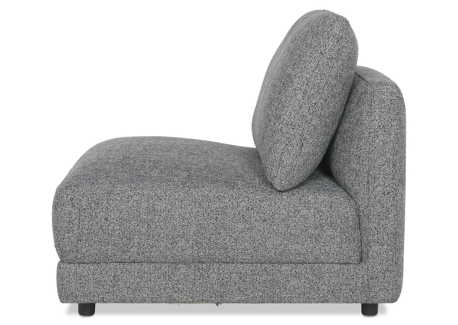 Mila Armless Chair Module -Sela Iron