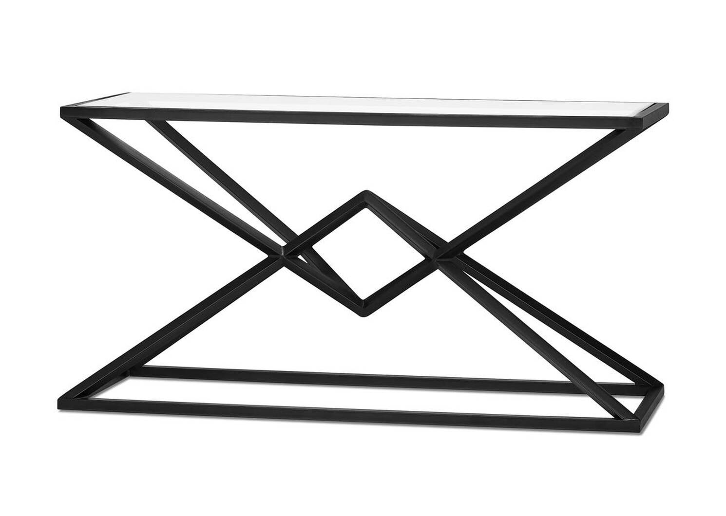 Pyramid Console Table -Glass