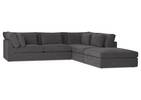 Antonio Sectional -Gilligan Fog