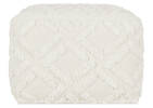 Pouf en coton Lambeth ivoire